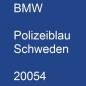 Preview: BMW, Polizeiblau Schweden, 20054.